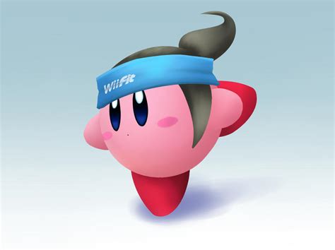 Wii Fit Trainer Kirby By Lunarhalo24 On Deviantart