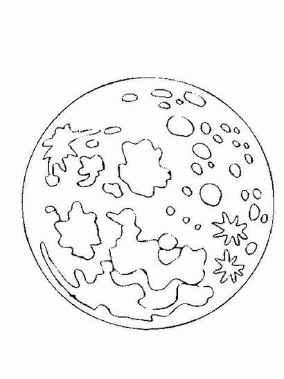 Moon Coloring Pages Printable Mycoloring Bright