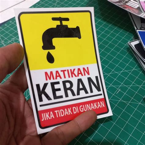 Jual Stiker Matikan Kran Hemat Air Shopee Indonesia