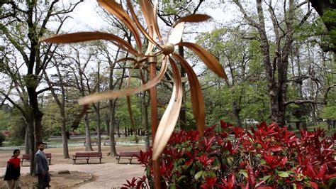 Garden Sculptures Full Copper Outdoor Artistic Kinetic
