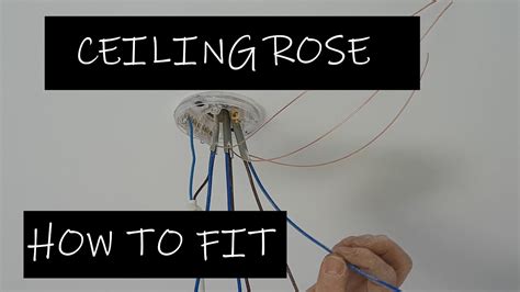 How To Install A Ceiling Rose Essex Electrician Youtube
