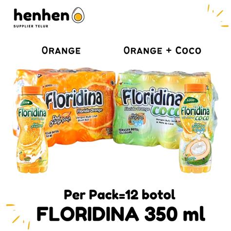 Jual Floridina Orange 350 Ml Per Pack Isi 12 Botol Shopee Indonesia