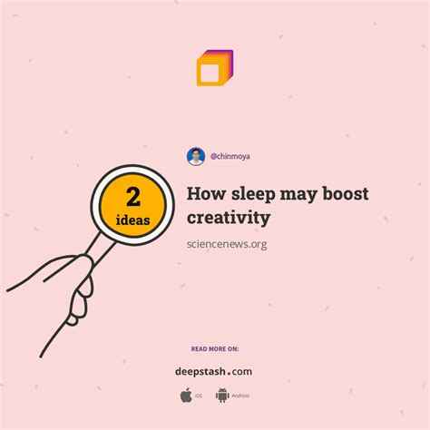 How Sleep May Boost Creativity Deepstash