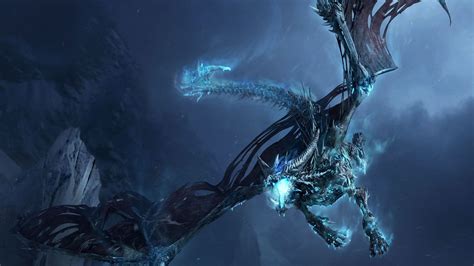 1024x768 Resolution World Of Warcraft The Frozen Throne Frost Dragon