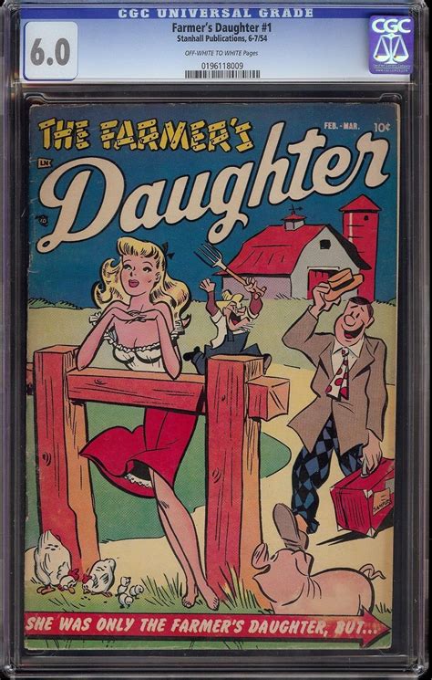 [closed] farmer s daughter 1 cgc 6 0 highest graded golden silver bronze age only cgc comic