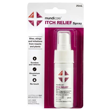 Buy Mundicare Itch Relief Spray 25ml Online At Chemist Warehouse