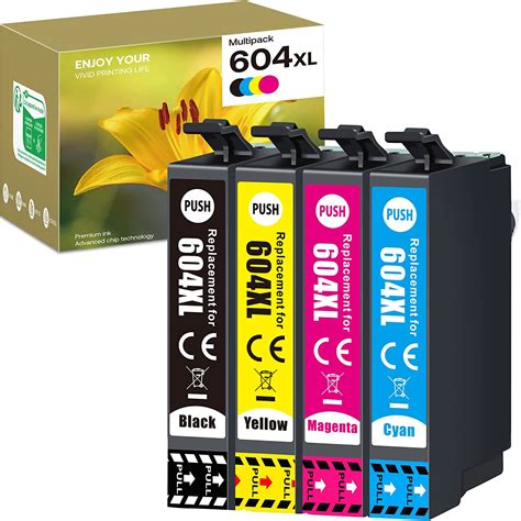 Tomokep 604xl Compatible Ink Cartridges Replacement For Epson 604 Xl