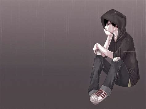 Broken Hearted Sad Anime Boy Wallpaper Otaku Wallpaper