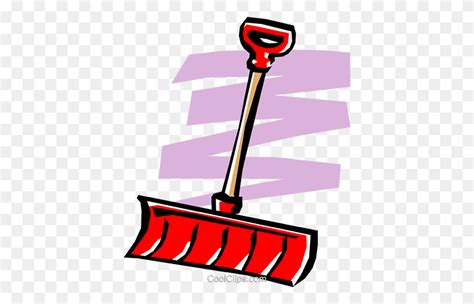 Snow Shovel Royalty Free Vector Clip Art Illustration Shovel Clipart