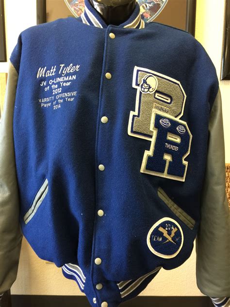 pin by mike doyle on rocklin high school thunder varsity letterman jackets varsity letterman