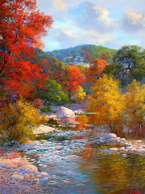 Autumn Art Autumn Landscape Landscape Artist Oil Painting Landscape