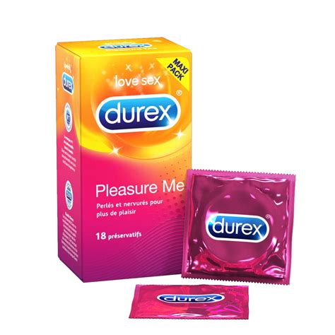 Durex Pleasure Me Condoms Beaded And Ribbed 18 Units Uk Health And Personal Care