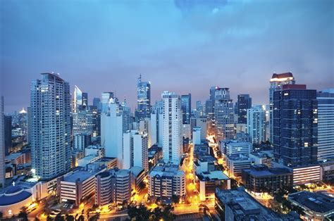 Makati Skyline Manila Philippines Global Trade Review Gtr