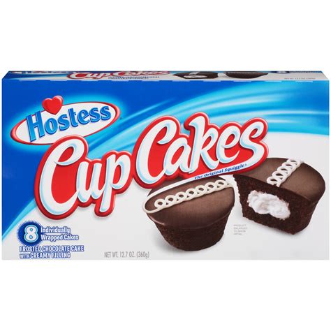 The cakes go perfectly with a cup of coffee. Hostess Cup Cakes, 8 cakes 12.7 oz (360 g)