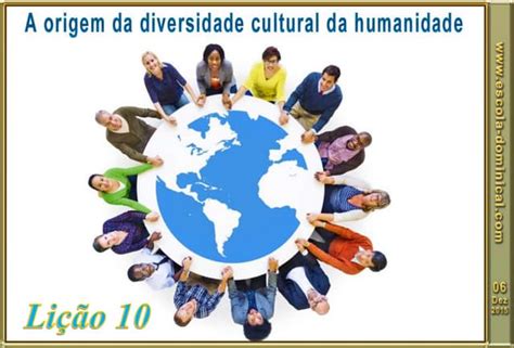 LiÇÃo 10 A Origem Da Diversidade Cultural Da Humanidade Ppt