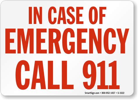 911 Clipart Emergency Sign 911 Emergency Sign Transparent Free For