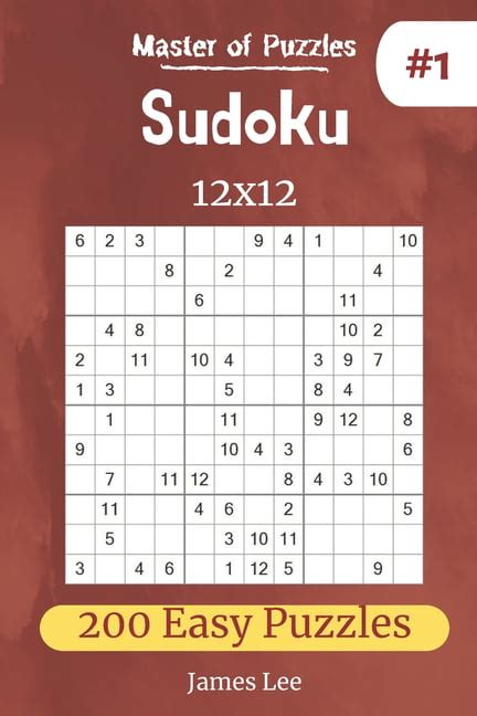 Sudoku 12x12 Master Of Puzzles Sudoku 12x12 200 Easy Puzzles Vol1