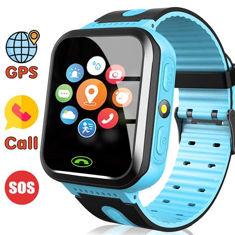 Faginey Kids Smartwatch Waterproof Gpslbs Tracker Watch Phone