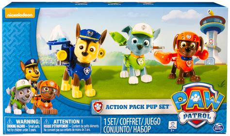 Buy Paw Patrol Action Pack Pups 3pk Figure Set Chase Rocky Zuma