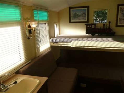 Please try to refresh the page. Reduced!! 2009 Replica Train Caboose/Camper inside w ...