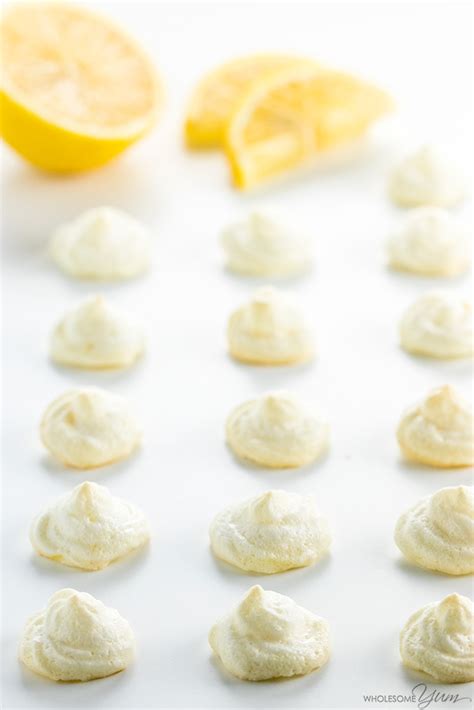 Easy Sugar Free Lemon Meringue Cookies Recipe 4 Ingredients