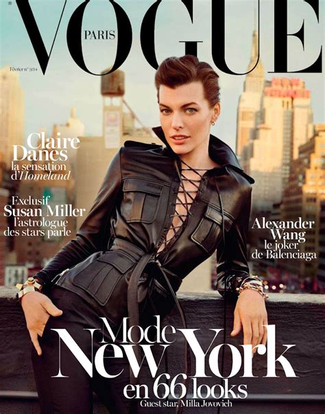 Milla Jovovich By Inez And Vinoodh For Vogue Paris February 2013 Visual