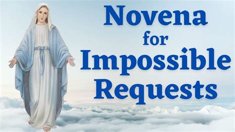 Novena For Impossible Requests For 3 Intentions For Marys