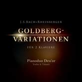 ディスコグラフィー 6thアルバム「GOLDBERG-VARIATIONEN」|ピアノデュオ ドゥオール（藤井隆史＆白水芳枝） ディスコグラフィー