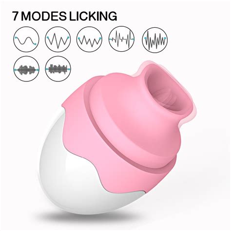 Oral Tongue Sucker Lick Clitoris Vagina Nipple Massager Powerful Vibrating Stimulator Magic Egg