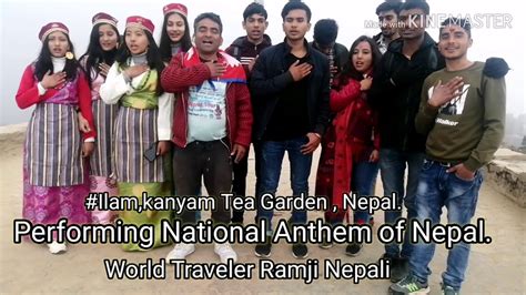 National Anthem Of Nepal Singing By Ramji Nepali World Traveler
