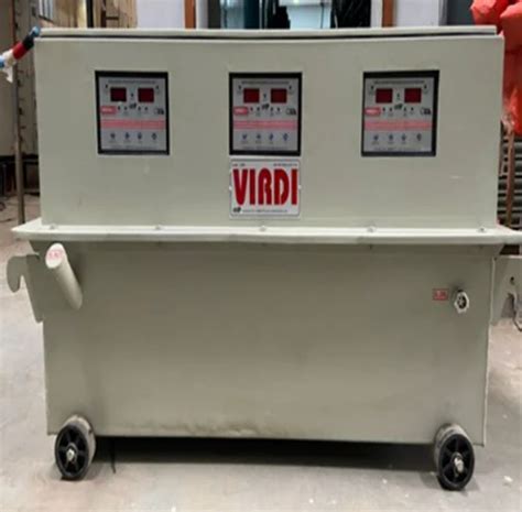 Kva Three Phase Servo Controlled Voltage Stabilizer For Industrial