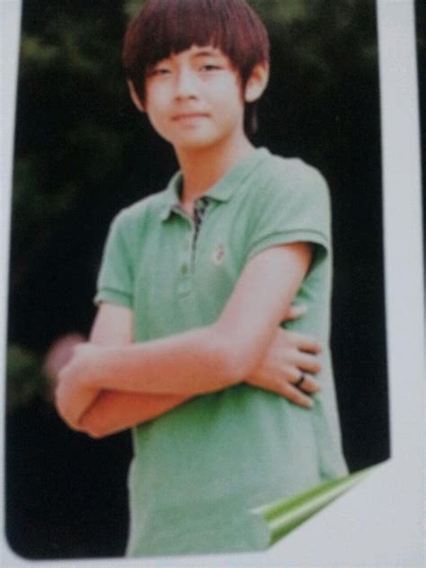 Pre Debut Pictures Of Bts V Show How Much Hes Changed Koreaboo