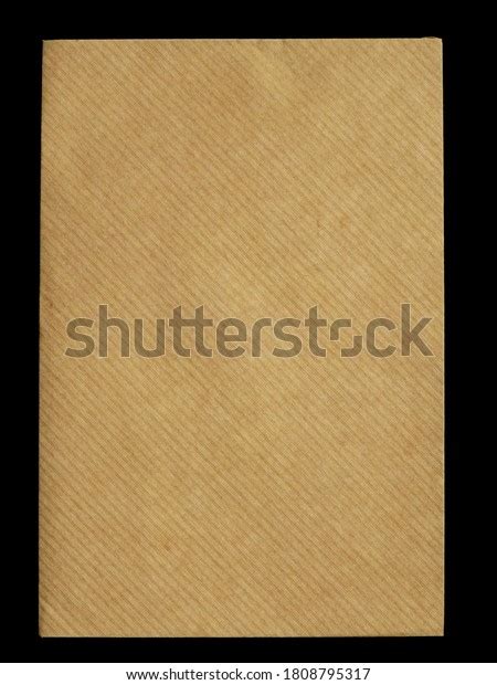 Old Vintage Brown Paper Sheet Isolated Stock Photo 1808795317