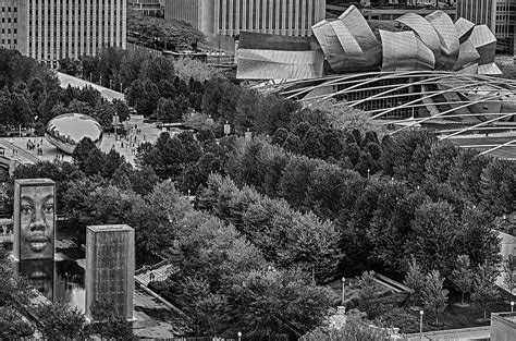 Millenium Park From Above Photograph By Mike Burgquist Fine Art America