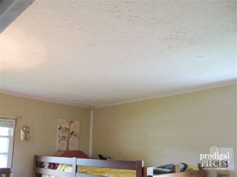 Painting a textured ceiling pro results. Boys Bedroom Makeover ~ Vintage Industrial Teen - Prodigal ...