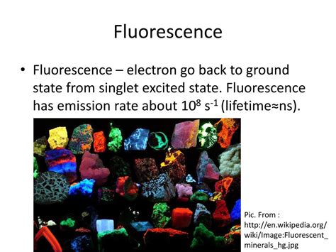 Ppt Principle Of Fluorescence Powerpoint Presentation Free Download