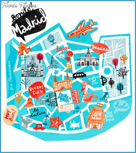 Results for madrid interactive map listings. Madrid Map Tourist Attractions - TravelsFinders.Com