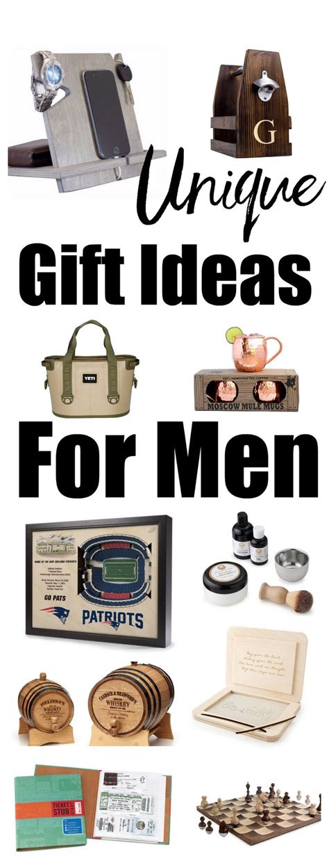 100 cool & unique gifts on amazon that you can give to your husband, boyfriend or even your brother; Unique Gift Ideas for Men! Christmas gift ideas for men ...