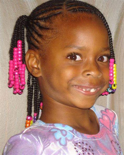 Cute Hairstyles For Little Black Girls With Short Hair Pictures Of