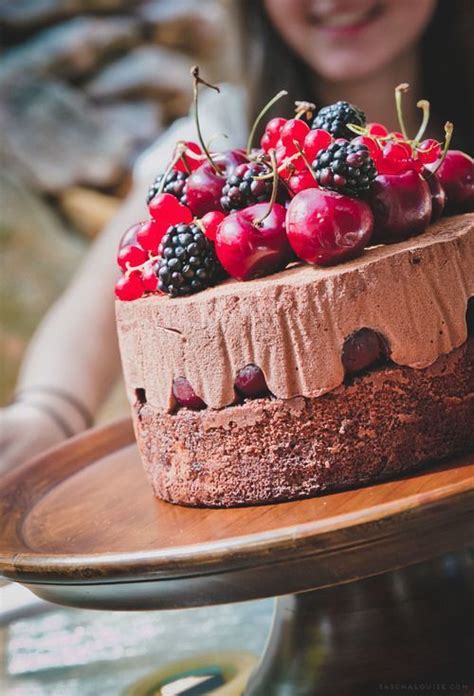 No oven needed, ready in about half an hour + waiting time. Black Forest Mousse Cake | Dessert, Torte