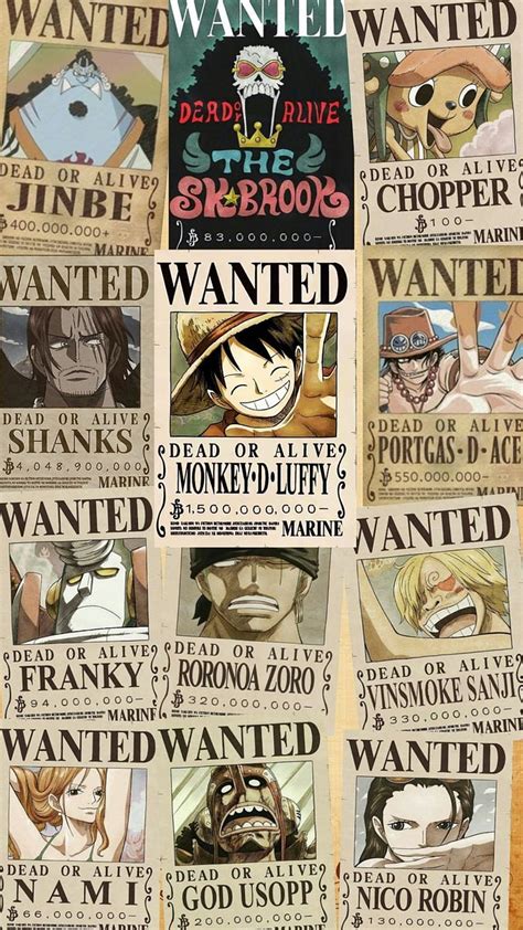 P Free Download One Piece Bounty Personagens De Anime De Desenhos Animados Papel De