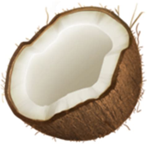 Coconut Coconut Emoji Apple Clipart Full Size Clipart 2166742