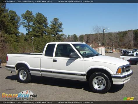 1995 Chevrolet S10 Ls Extended Cab Summit White Gray Photo 3