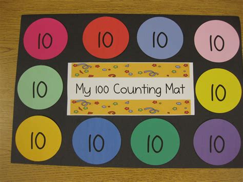 100 counting mat math classroom classroom activities school activities classroom ideas