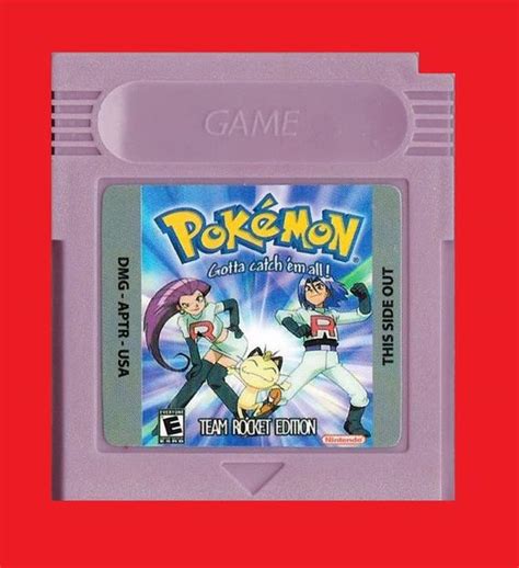 Experience the true story behind red's adventures. Pokemon Team Rocket Edition Nintendo Game Boy GBC GBA
