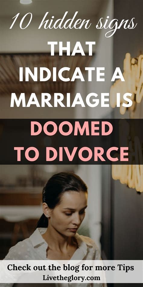 10 Hidden Signs That Indicate A Marriage Is Doomed To Divorce Divorce Divorce Advice Failing