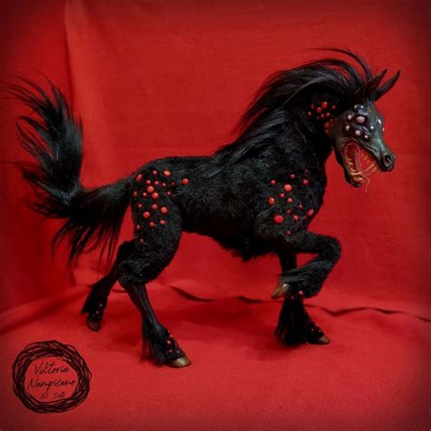 Shadow Creatures Scarry Horse Art Underworld Mythical Creatures