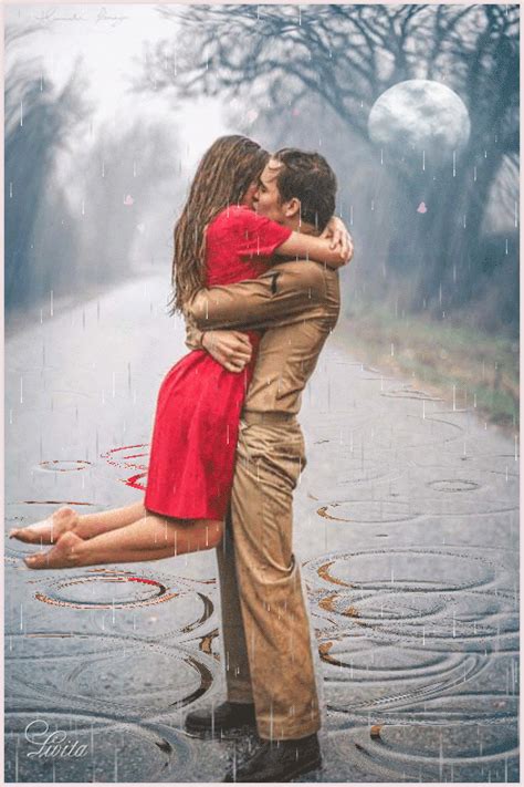 Kissing In The Rain Dancing In The Rain Rain Photography Couple