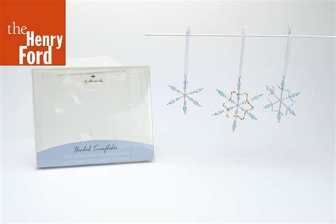 Hallmark Frostlight Faeries Beaded Snowflakes Christmas Ornaments