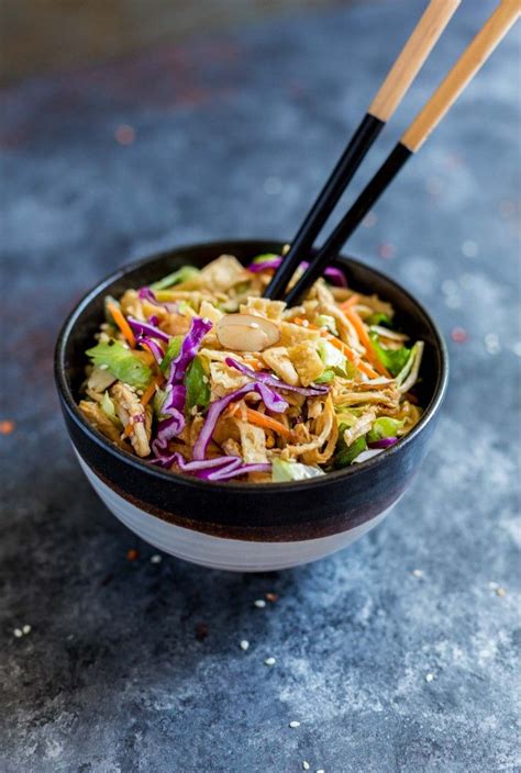 Easy and healthy chinese chicken salad dressing recipe for the lover of chinese food. Chinese Chicken Salad with Asian Dressing | Confetti & Bliss | Recipe | Chinese chicken salad ...